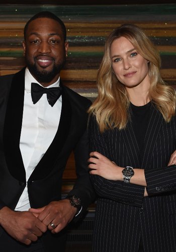 Hublot Ambassadors Dwyane Wade and Bar Refaeli
