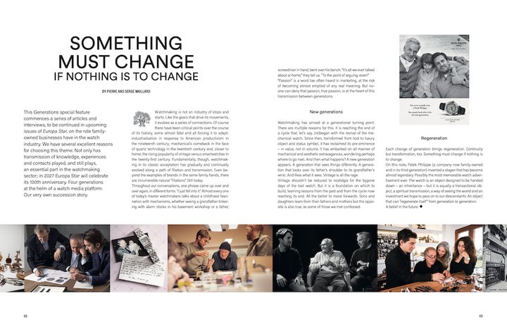 The Generations issue: succession stories in watchmaking
